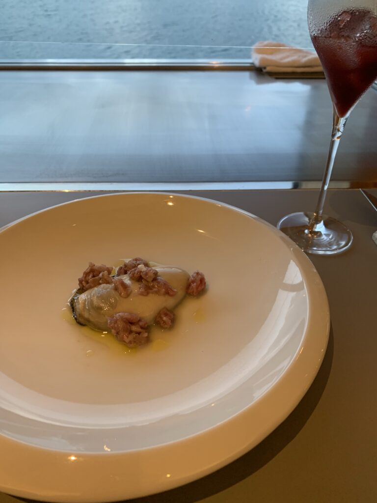 ホテルento レストランの料理